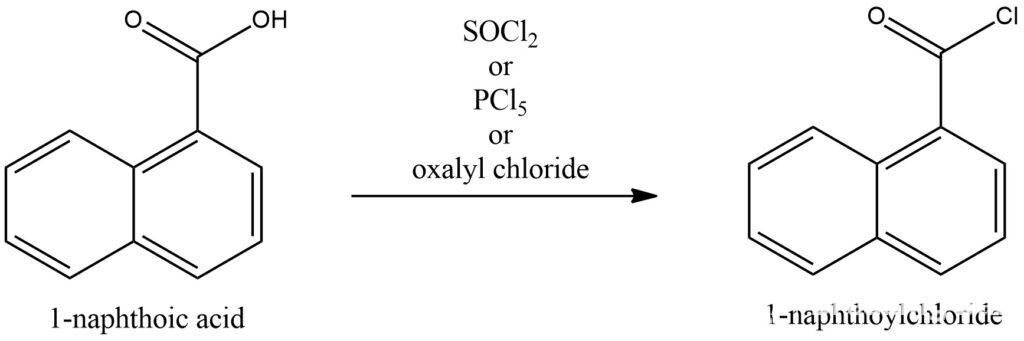General Scheme of 1-Naphthoylchloride Synthesis