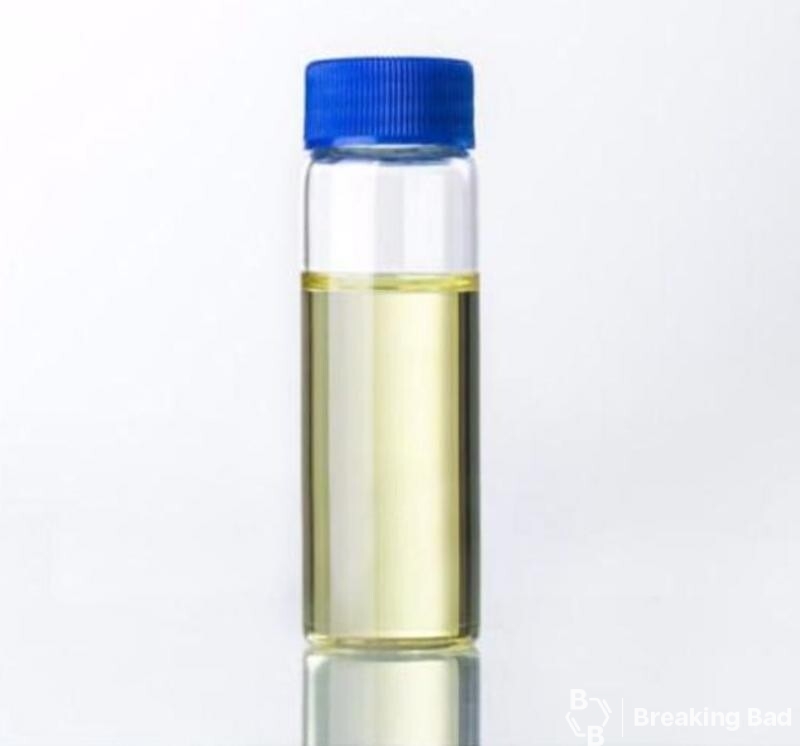 Liquid Valerophenone In a Flask