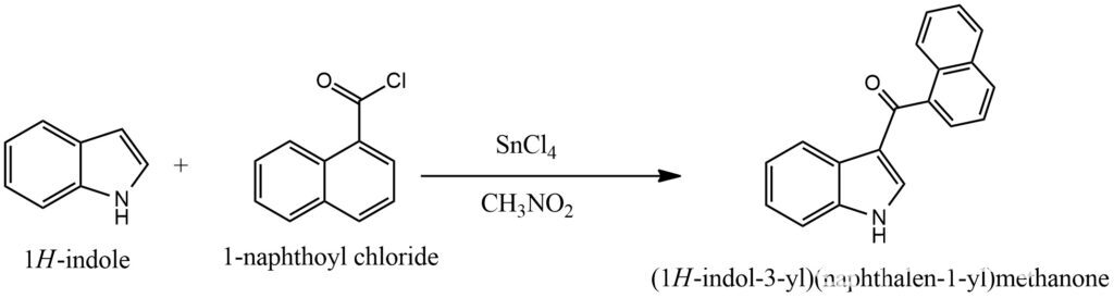  1-Naphthoylchloride Reaction With Indole