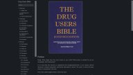 The Drug Users Bible [Browser Edition]
