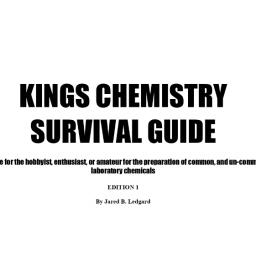 Jared B. Ledgard. KINGS CHEMISTRY SURVIVAL GUIDE. EDITION 1. 2003