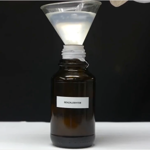 Benzaldehyde from Bitter Almond Oil
